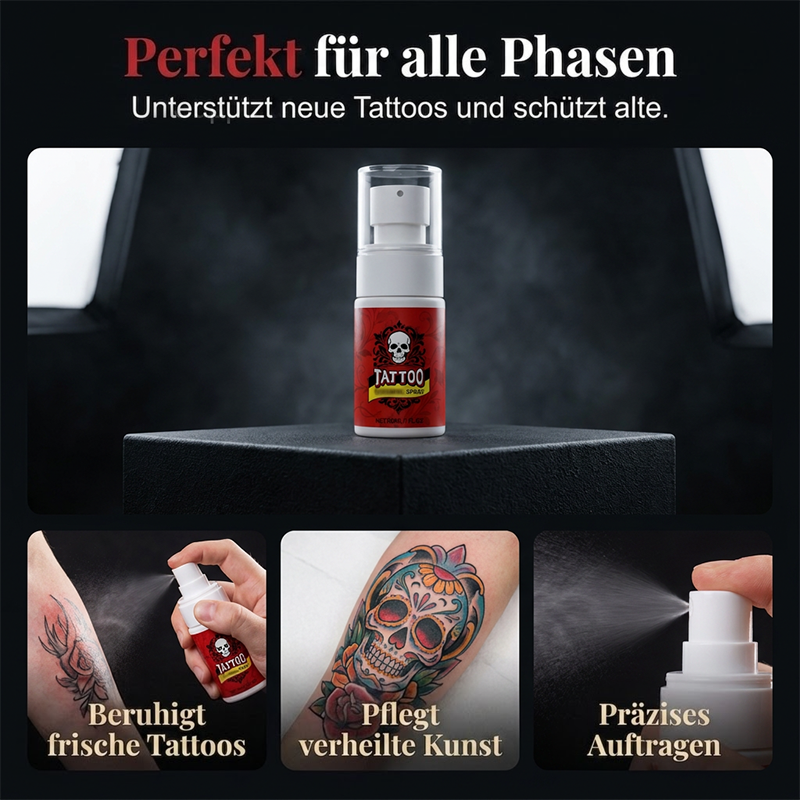 ⏰ Kaufe 2, erhalte 1 gratis! 🎁Feuchtigkeitsspendendes Spray zur Nachsorge bei Tattoos