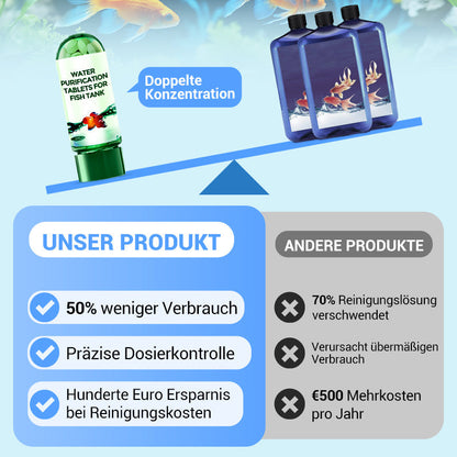 Blitzangebot: 50% Rabatt💥🚀Kaufen 2 und erhalten 1 gratis♻️💧Leistungsstarke Wasserreinigungstablette für Aquarien -Furzero®