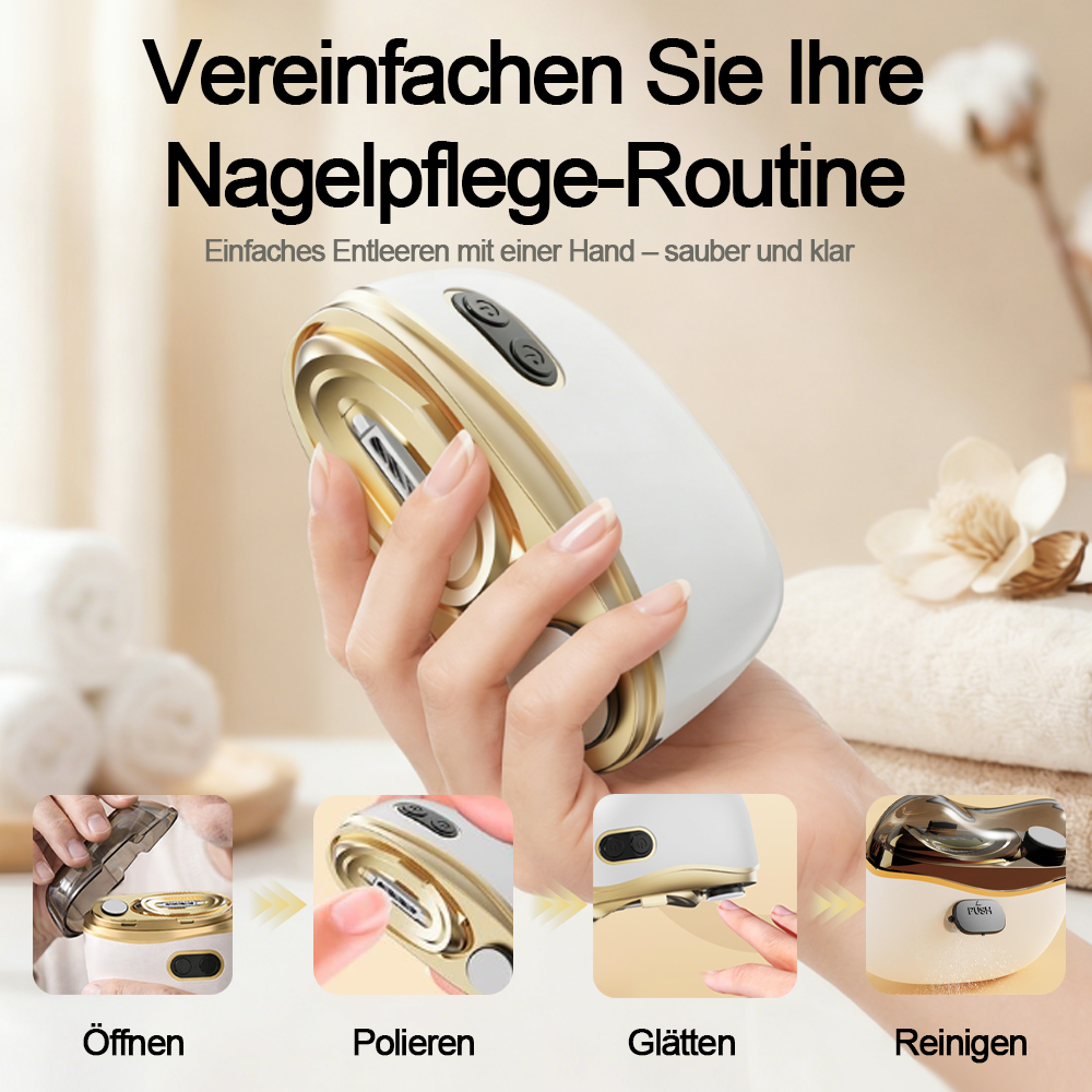 🏆 Bestseller 🔥 58 % RABATT ⏳ 2-in-1 Elektrischer Nagelknipser & Polierer -Remifa®