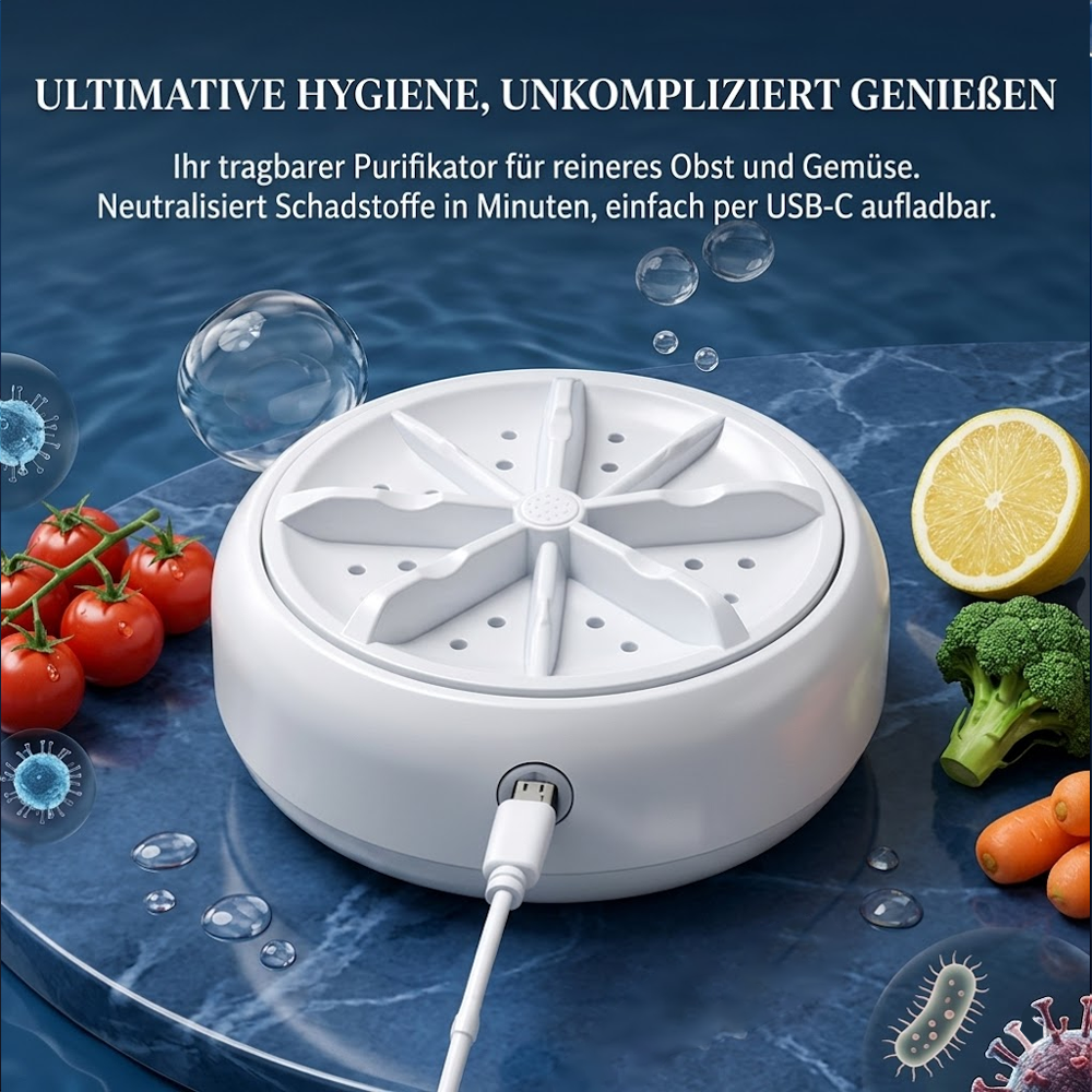 60% OFF DE🍉🥬 Effiziente tragbare Obst- und Gemüsewaschmaschinen (Copy)