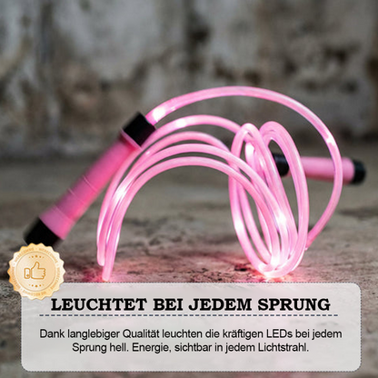 🕹️ KAUFE 2, ERHALTE 1 GRATIS! 🎉 LED-Leuchtseil zum Springen – 3 Lichtmodi, Verstellbare Länge & Rutschfester Griff ✨📦-Remifa®