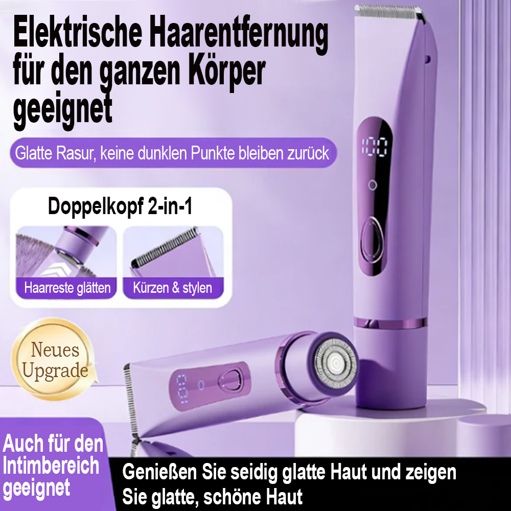 🩷Heißer Verkauf - 49% Rabatt🩷Comfort 2 in 1 Elektrischer Damenrasierer -Remifa®