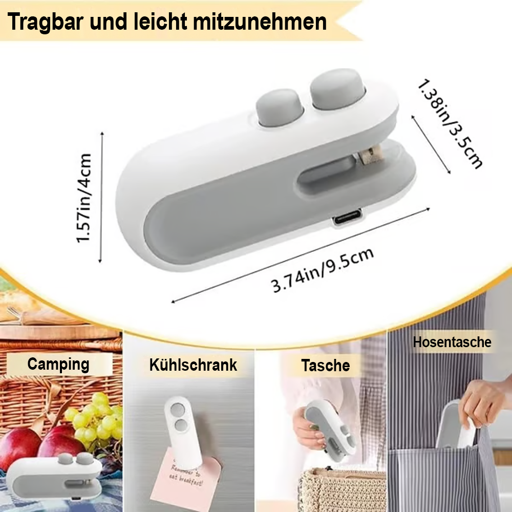 💥Neujahrsangebot 55% Rabatt💥✨Mini Siegelmaschine – 🧊Frisch halten -Remifa®