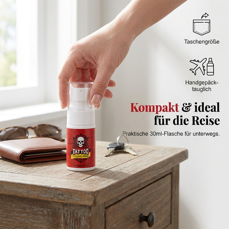 ⏰ Kaufe 2, erhalte 1 gratis! 🎁Feuchtigkeitsspendendes Spray zur Nachsorge bei Tattoos