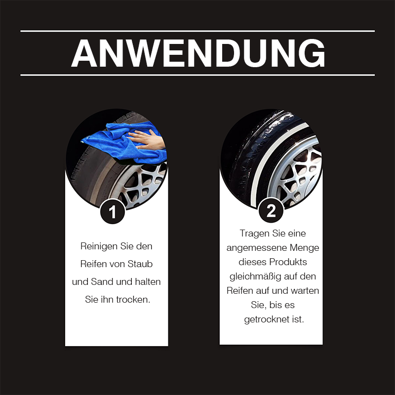 Leistungsstarkes Felgenreinigungs- und Aufbereitungswachs