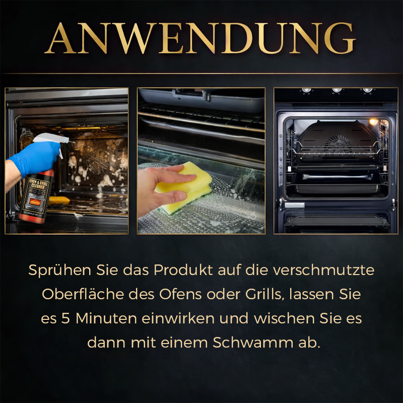 🧼 JETZT 60 % RABATT! ✨ Ofen- und Grillreiniger-Spray – Löst Fett in 5 Minuten, kein Schrubben nötig & beseitigt Gerüche 🔥