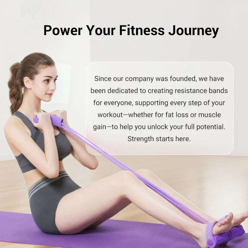 💪🏋️‍♀️ Multifunktionales Widerstandsband mit Fußpedal – Bauchmuskeltrainer, Beinübungen & Home-Fitness 🦵🔥 Jetzt stärker werden, Ganzkörper-Workout ohne Geräte – effizient, kompakt!