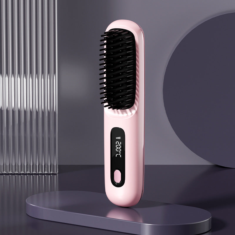 60% OFF DE💖Neujahrs-Sonderangebot: 50 % Rabatt💖 Kabelloser, keramisch beheizter Haarglätter-Kamm -Remifa® (Copy)
