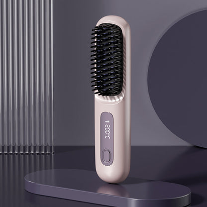 60% OFF DE💖Neujahrs-Sonderangebot: 50 % Rabatt💖 Kabelloser, keramisch beheizter Haarglätter-Kamm -Remifa® (Copy)