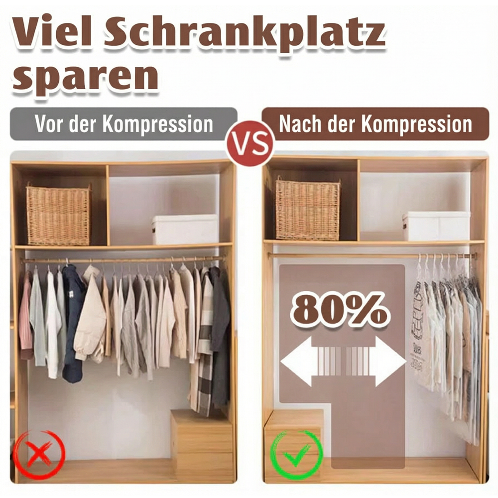 60% OFF DE💘 Valentinstagsangebot: 50% Rabatt! ✨Hängende Vakuum-Aufbewahrungsbeutel mit Elektropumpe – Sparen Sie 75 % mehr Platz & Zeit! (Copy)