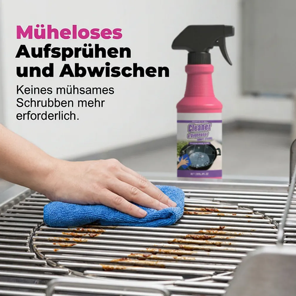 🍃Schnell wirkendes Hochleistungs-Grill-Entfettungsspray