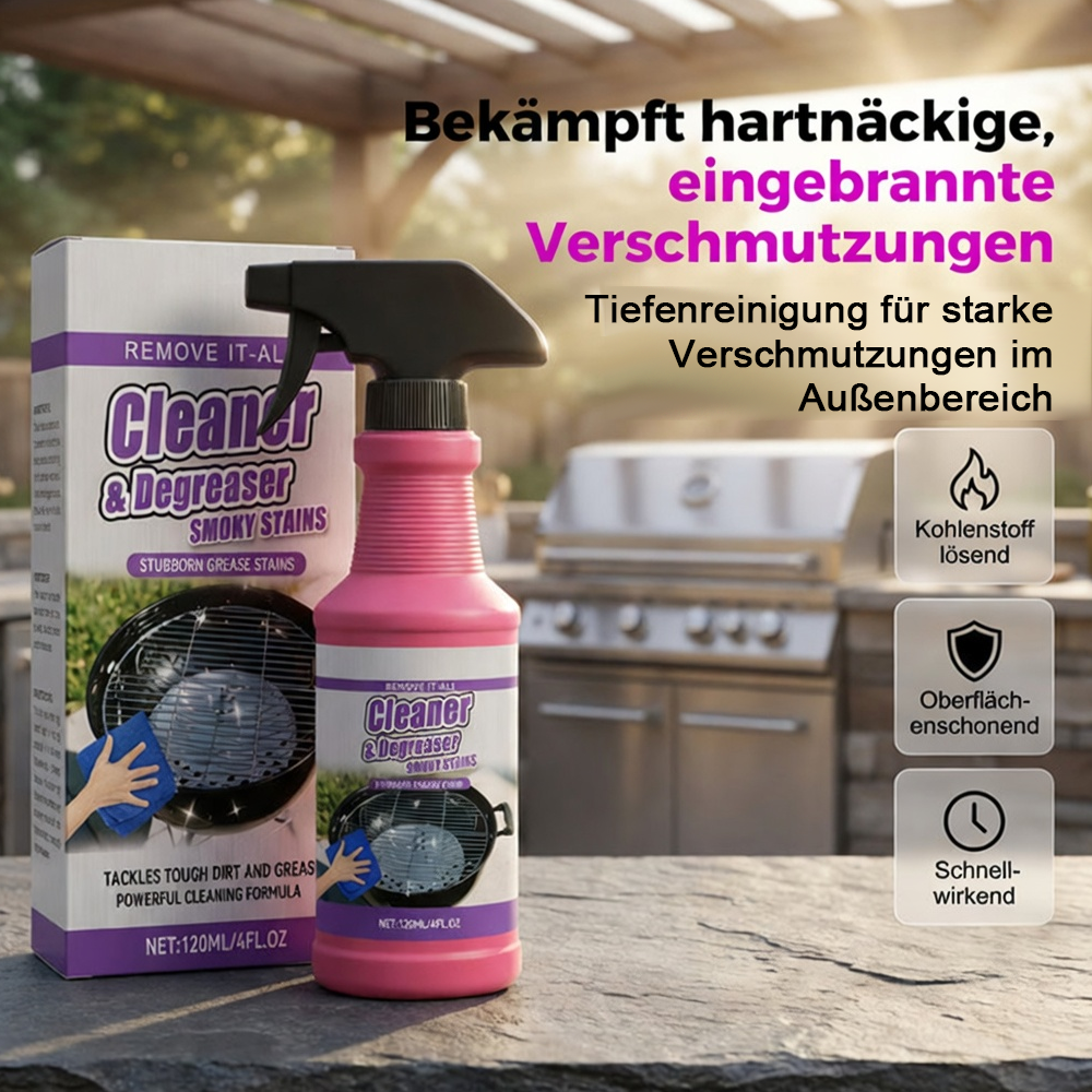🍃Schnell wirkendes Hochleistungs-Grill-Entfettungsspray