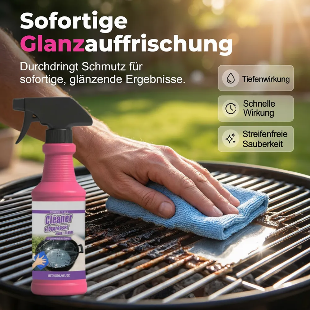 🍃Schnell wirkendes Hochleistungs-Grill-Entfettungsspray