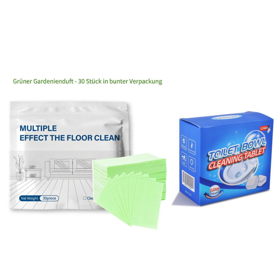 🔥Solange der Vorrat reicht 50 % Rabatt!🎉30-teilige Packung Multi-Effekt-Bodenreinigungstücher