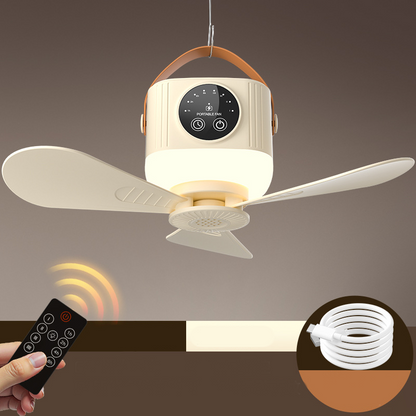 ⏰ Zeitlich begrenztes Angebot: 40% RABATT auf wiederaufladbaren Deckenventilator mit LED! 🌬️✨