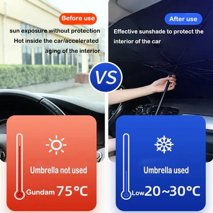 ⏰🔥NUR FÜR KURZE ZEIT 50% RABATT!🔥ÜBER 50.000 MAL VERKAUFT! 2026 Aktualisierter Auto-Frontscheiben-Sonnenschirm