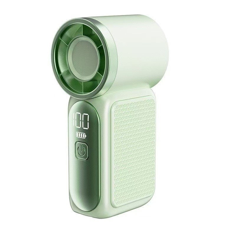 💨Mini-Handventilator mit LED-Anzeige –👍5-stufiger Turbo-Ventilator im Taschenformat.✨Über USB aufladbar, schnelle Kühlung für Reisen und beim Schminken. Das perfekte Geschenk.  Tragbare Kühlung