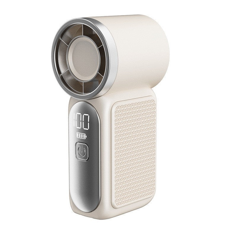 💨Mini-Handventilator mit LED-Anzeige –👍5-stufiger Turbo-Ventilator im Taschenformat.✨Über USB aufladbar, schnelle Kühlung für Reisen und beim Schminken. Das perfekte Geschenk.  Tragbare Kühlung