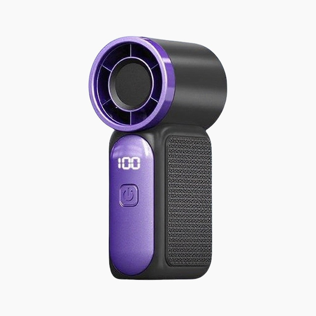 💨Mini-Handventilator mit LED-Anzeige –👍5-stufiger Turbo-Ventilator im Taschenformat.✨Über USB aufladbar, schnelle Kühlung für Reisen und beim Schminken. Das perfekte Geschenk.  Tragbare Kühlung