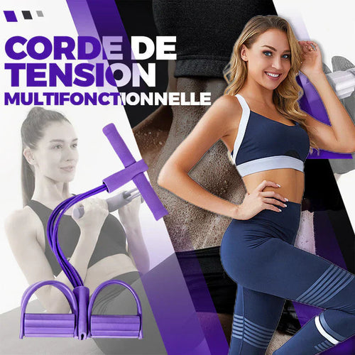 💪🏋️‍♀️ Multifunktionales Widerstandsband mit Fußpedal – Bauchmuskeltrainer, Beinübungen & Home-Fitness 🦵🔥 Jetzt stärker werden, Ganzkörper-Workout ohne Geräte – effizient, kompakt!