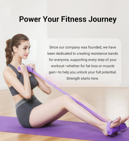 💪🏋️‍♀️ Multifunktionales Widerstandsband mit Fußpedal – Bauchmuskeltrainer, Beinübungen & Home-Fitness 🦵🔥 Jetzt stärker werden, Ganzkörper-Workout ohne Geräte – effizient, kompakt!