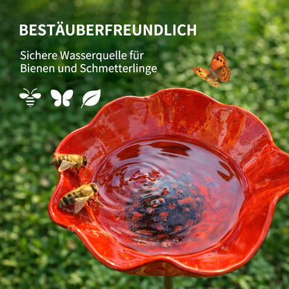 💖🎁 Geschenke zum Muttertag 2026 mit 49 % Rabatt 🎁Handgefertigter Metall-Gartenstecker mit Blume und Vogel 🐦
