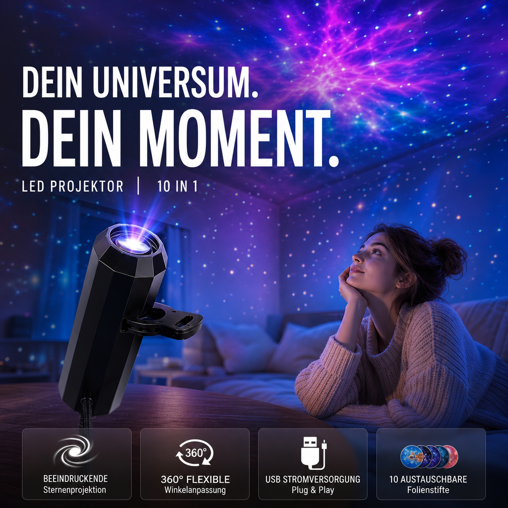 ✨ Plug-and-Play-HD-Projektor für Galaxien und Ozeane🥳Über 50.000 zufriedene Nutzer⏰Sonderangebot: 35 % Rabatt – nur für kurze Zeit💥