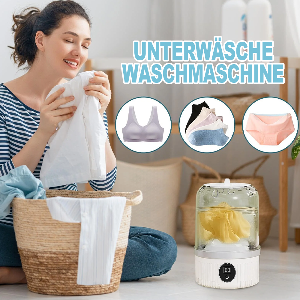Mini Waschmaschine – Kabellos, Kompakt & Hygienisch -Remifa®