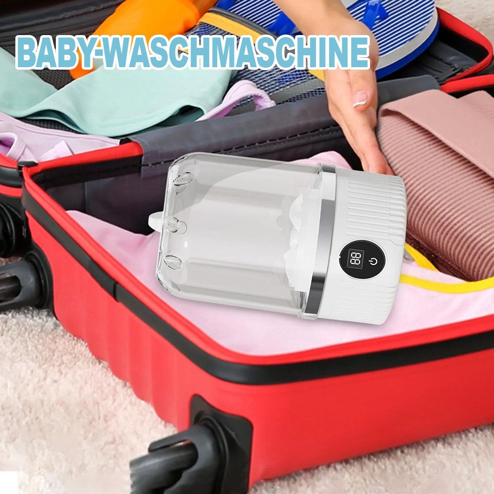 Mini Waschmaschine – Kabellos, Kompakt & Hygienisch -Remifa®