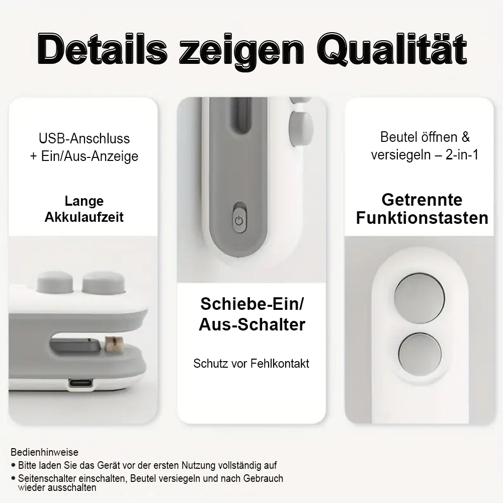 60% OFF💥Neujahrsangebot 55% Rabatt💥✨Mini Siegelmaschine – 🧊Frisch halten -Remifa® (Copy)