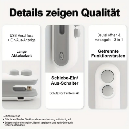 60% OFF💥Neujahrsangebot 55% Rabatt💥✨Mini Siegelmaschine – 🧊Frisch halten -Remifa® (Copy)