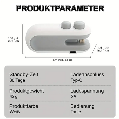 60% OFF💥Neujahrsangebot 55% Rabatt💥✨Mini Siegelmaschine – 🧊Frisch halten -Remifa® (Copy)