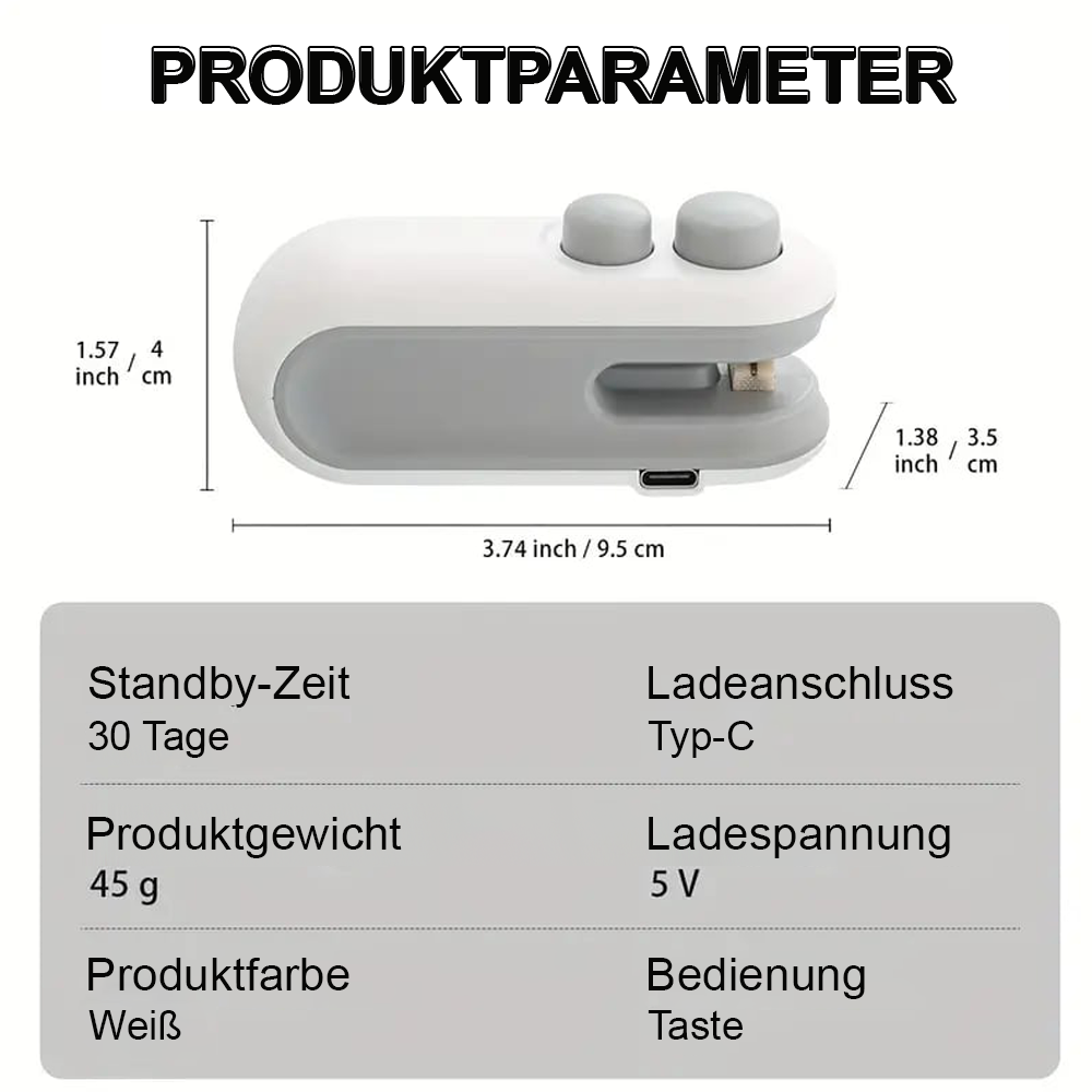 💥Neujahrsangebot 55% Rabatt💥✨Mini Siegelmaschine – 🧊Frisch halten -Remifa®