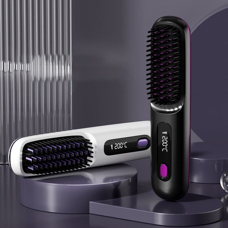 60% OFF DE💖Neujahrs-Sonderangebot: 50 % Rabatt💖 Kabelloser, keramisch beheizter Haarglätter-Kamm -Remifa® (Copy)