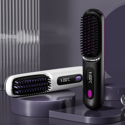 60% OFF DE💖Neujahrs-Sonderangebot: 50 % Rabatt💖 Kabelloser, keramisch beheizter Haarglätter-Kamm -Remifa® (Copy)