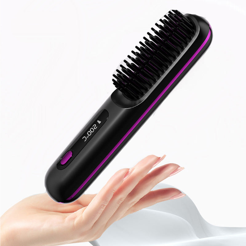 60% OFF DE💖Neujahrs-Sonderangebot: 50 % Rabatt💖 Kabelloser, keramisch beheizter Haarglätter-Kamm -Remifa® (Copy)