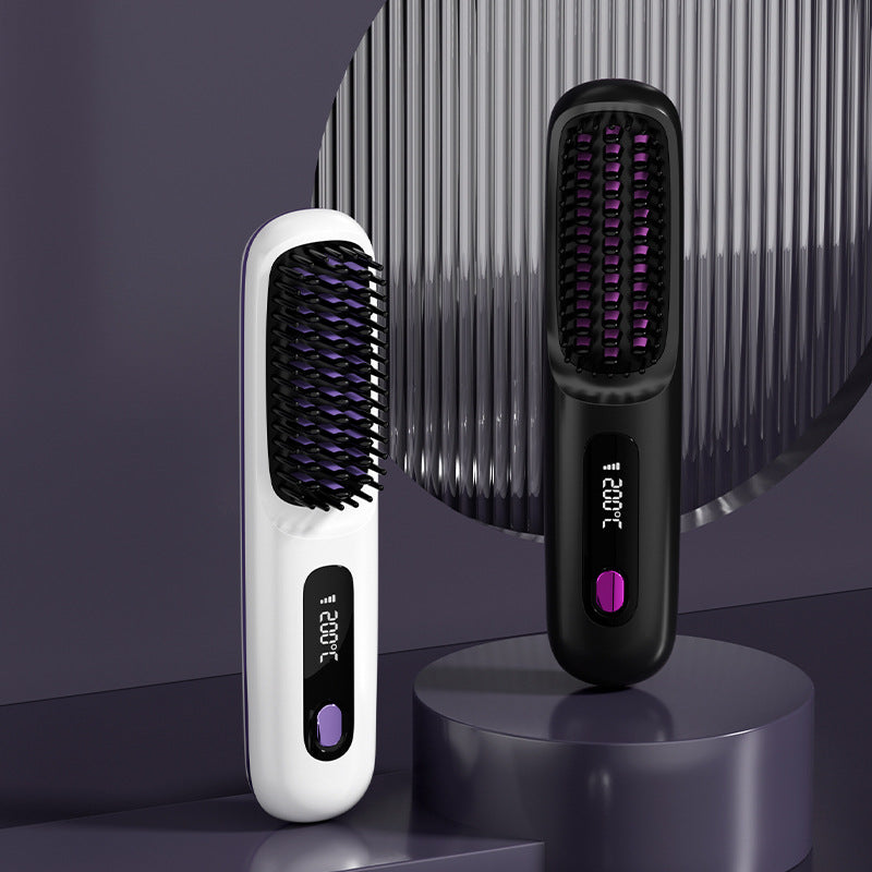 60% OFF DE💖Neujahrs-Sonderangebot: 50 % Rabatt💖 Kabelloser, keramisch beheizter Haarglätter-Kamm -Remifa® (Copy)