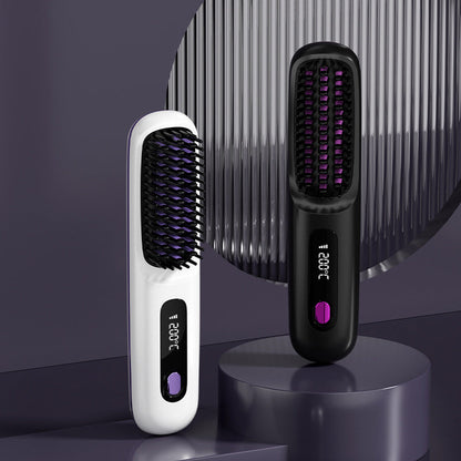 60% OFF DE💖Neujahrs-Sonderangebot: 50 % Rabatt💖 Kabelloser, keramisch beheizter Haarglätter-Kamm -Remifa® (Copy)