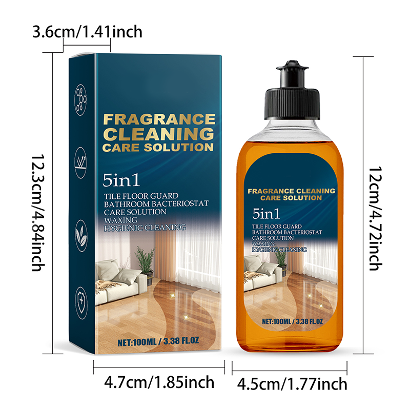 Schnelltrocknender Bodenreiniger - Entfernt Flecken mit Lang anhaltendem Duft und Bakterienschutz 🌟🚿 -Furzero®