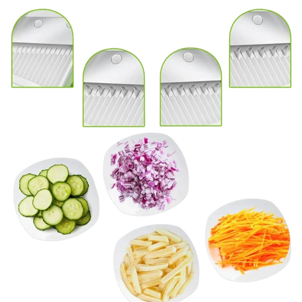 🥒✨ Multifunktionaler Gemüseschneider - Perfekt geschnitten in Sekunden! 🥕✨ Spart Zeit, vereinfacht die Küchenarbeit – hohe Qualität & langlebiges Design für deine nachhaltige Küche.
