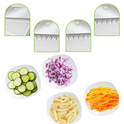 🥒✨ Multifunktionaler Gemüseschneider - Perfekt geschnitten in Sekunden! 🥕✨ Spart Zeit, vereinfacht die Küchenarbeit – hohe Qualität & langlebiges Design für deine nachhaltige Küche.