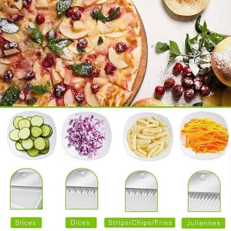 🥒✨ Multifunktionaler Gemüseschneider - Perfekt geschnitten in Sekunden! 🥕✨ Spart Zeit, vereinfacht die Küchenarbeit – hohe Qualität & langlebiges Design für deine nachhaltige Küche.