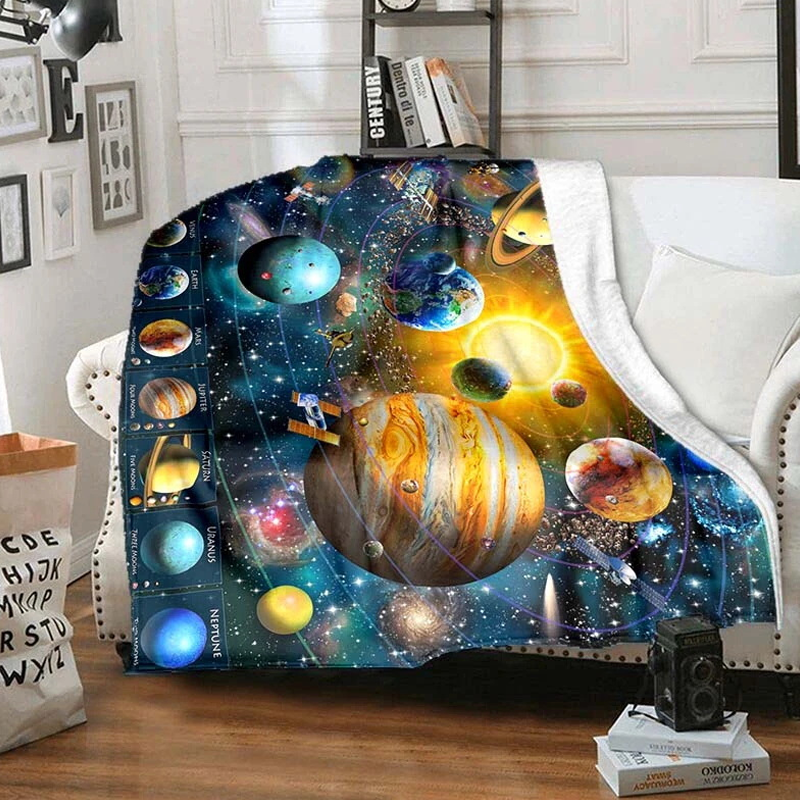 🎉Neujahrsdeal! 50% Rabatt🎁Niedlicher lächelnder Dinosaurier HD Digitaldruck Flanell -Sugoola®