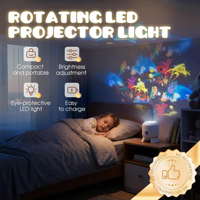 💡Dynamisches rotierendes LED-Projektorlicht🌙☀️