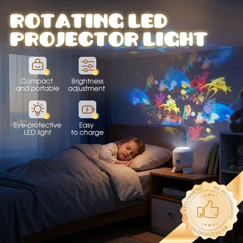💡Dynamisches rotierendes LED-Projektorlicht🌙☀️