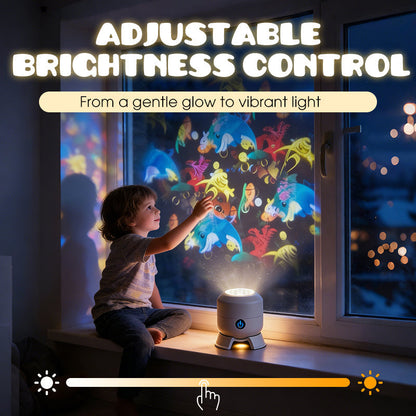 💡Dynamisches rotierendes LED-Projektorlicht🌙☀️