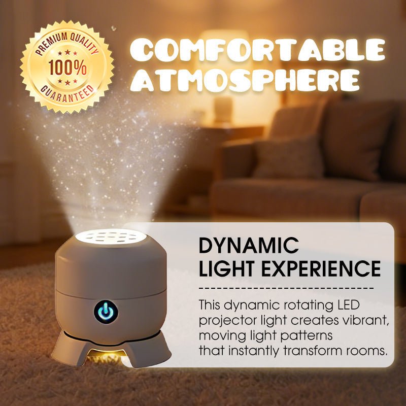 💡Dynamisches rotierendes LED-Projektorlicht🌙☀️