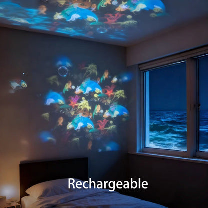 💡Dynamisches rotierendes LED-Projektorlicht🌙☀️