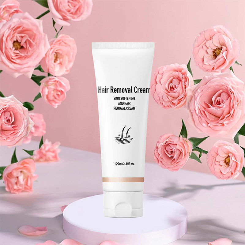 🧴🌿 Sanfte Enthaarungscreme für empfindliche Haut – mit pflegendem Arganöl & Vitamin E 🌸✨ für seidig glatte Haut bis zu 7 Tagen. Ideal für Beine, Achseln & Intimbereich.