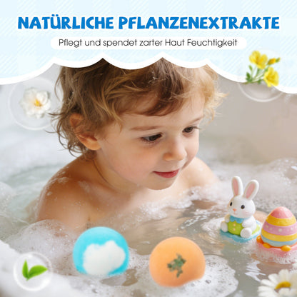 🛁 [12-teiliges Geschenkset mit Badekugeln für Kinder 💙] – 12 Tage lang jeden Tag eine neue Überraschung aus der Unterwasserwelt! 🐳 🎁